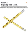 Get The Job Done With These 5Pc Cobalt Hss Drill Bits For Stainless Steel And Tough Alloys Featuring A Hot Split Tip For Precision Work Without Walking Or Breaking., W6542 HSS drill bit set