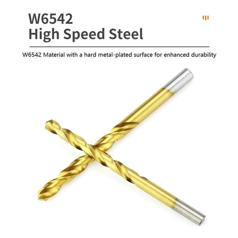 Get The Job Done With These 5Pc Cobalt Hss Drill Bits For Stainless Steel And Tough Alloys Featuring A Hot Split Tip For Precision Work Without Walking Or Breaking., W6542 HSS drill bit set