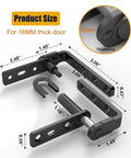 Heavy Duty 304 Stainless Steel Double Swing Saloon Door Hinges With Self Closing And Self Return, dimensions for 16mm doors