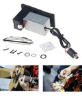 Acoustic Guitar Pickup With 3 Band EQ 505R Preamp And Piezo Transducer, Easy Install Kit With Mounting Accessories, Black Finish