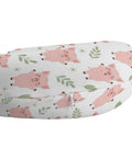 U Shaped Neck Pillow for Travel and Office Naps, Lightweight and Reusable, Durable Polyester Cushion, Pig Cute Design