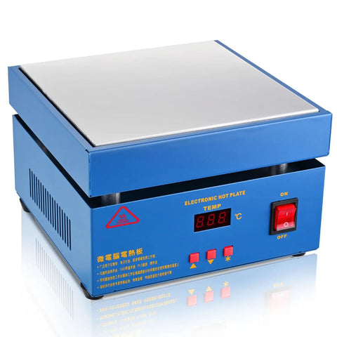110V 850W Soldering Hot Plate With LED Microcomputer Control Pro Grade Soldering Station Rework Heater For Lab 200X200mm Plate