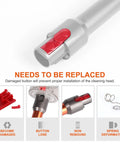 Dyson Pro Grade Wand Extension Tool And Cleaner Head Clip Latch Button Replacement for V7 V8 V10 V11 V15 Vacuum Cleaners.