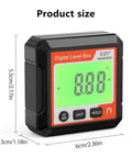 Badass Magnetic Digital Angle Gauge With Crisp Backlit Screen For Tough JobSites No Sweat Precision Inclinometer compact size with digital display