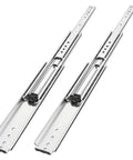 Heavy Duty Drawer Slides 30 Inch 500 Lb Per Pair Side Mount Full Extension Ball Bearing Stainless Steel Hardware With Screws For Industrial DIY Projects, pair
