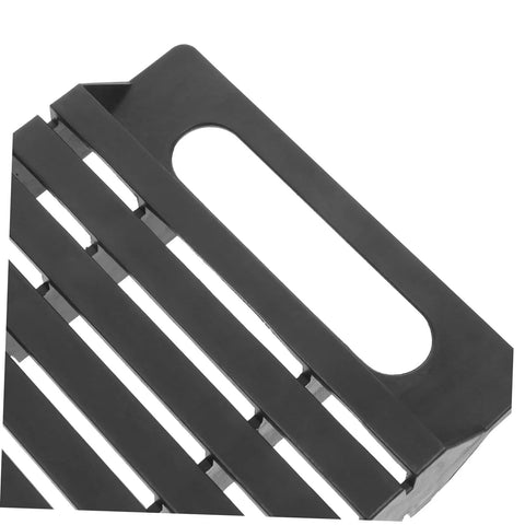 Corner view of Anti Static Bar Rack With 25 Slot PCB Tray ESD Safe Circulation Shelf For Circuit Boards And Electronics Storage