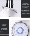 Electric Grain Mill Grinder High Speed Powder Machine For Home Kitchen Vertical Pulverizer control dial and discharge valve