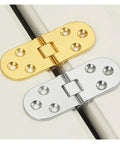 180 Degree Flush Cabinet Door Hinge Semicircle Design With Smooth Operation For Full Cabinet Access Pro Grade Slick Furniture Hardware