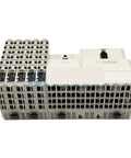 Industrial PLC Logic Controller TM258LF42DT For Automation, front view of compact DIN rail module with flexible IO