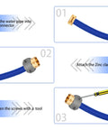 Installation guide for Garden Hose Repair Kit With Zinc And Aluminum Male And Female Fittings Fits 3/4 Inch And 5/8 Inch Hoses