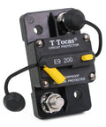 Rugged Heavy Duty 200 Amp Circuit Breaker With Manual Reset For RV Boat Marine ATV Systems 12V 48V DC IP67 Waterproof With M10 Studs UL Certified Switchable Protection For Battery And Audio Electronics