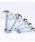 Kickass Heavy Duty Furniture Leveling Feet Four Pack Solid Carbon Steel M12 X 50mm adjustable support legs and bolts set.