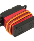 Heavy Duty Full Metal Gear 20 Kg Digital Servo Featuring Smooth Core Motor Drive And Badass Precision Control On Custom RC Builds and Trail Crawlers, showing red and black aluminum case.