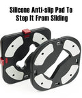 Router Corner Radius Template Kit With Aluminum Alloy Jig, CNC Machined And Anodized, featuring silicone anti-slip pads.
