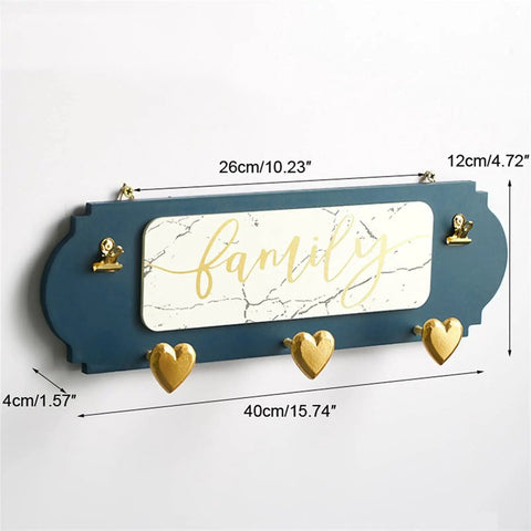 Slick Wall Mounted Wooden Coat Rack With Heavy Duty Hooks And Knockout Plaque Design Dang Neat Entryway Organizer for keys and hats.