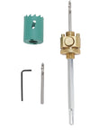 Get That Clean Cut With This Super Fast Carving Hole Saw Kit For Wood Drywall MDF And Plastic. Alloy steel hole saw kit with hex shank, bits, and wrench