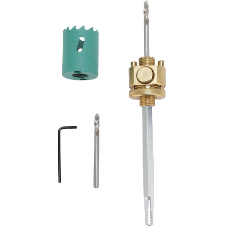 Get That Clean Cut With This Super Fast Carving Hole Saw Kit For Wood Drywall MDF And Plastic. Alloy steel hole saw kit with hex shank, bits, and wrench