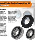 Upgraded Washer Tub Bearings And Seal Kit For Samsung Dc6200156a Heavy Duty Repair Parts featuring bearings and seal components.