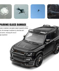 2 Pack Windshield Repair Kit With Glass Repair Liquid For Quick Fix Of Cracks And Rock Chips, damage examples, and SUV