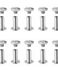 Straight Up Heavy Duty Chicago Screw And Nut Kit Ten Sets M5x15mm Socket Head Fasteners Nickel Plated Carbon Steel set of screws