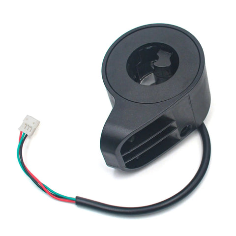 Thumb Throttle Replacement For M365 And Pro 1S Electric Scooter, Plug And Play Speed Control Part, Direct 1 To 1 Fit, Durable ABS PC Blend, Weather Resistant, Tool Free Installation For Precise Acceleration