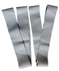 2-Pack PVC Fat Tire Rim Liner 20/26x4.0 Inch Tear-Resistant And Abrasion-Resistant Inner Tube Protector, grey strips