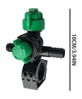 Wide Angle Garden Sprinkler Nozzle With Triple Rotating Fan Head Easy Adjustable Watering Spray For Lawn And Garden Greenhouse Outdoor Yard Farm Irrigation Rust Resistant PP Material close-up