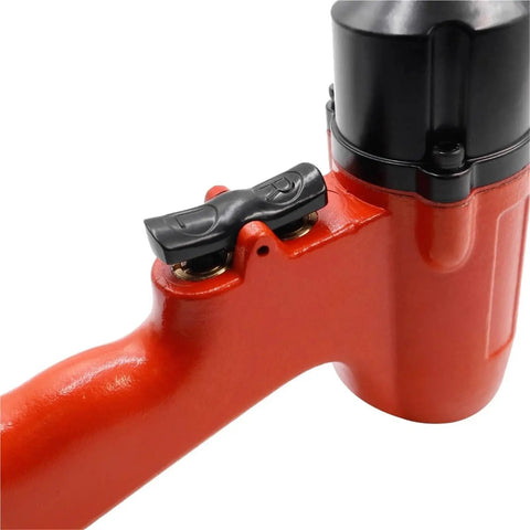 Close-up of Heavy Hitter Pneumatic Impact Wrench Packing 60 Nm Torque, showcasing the grip and trigger mechanism.