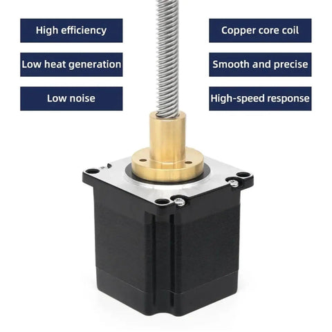 Wicked Precise Micro NEMA8 Stepper Motor With Linear Lead Screw Rod Delivering Solid Eight Newtons Of Thrust Paired With Two Millimeter Screw And Hella Smooth Rotation For Any Project
