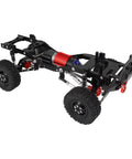 Durable Metal RC Car Chassis Frame Kit For 1 16 Scale C14 C24 Dope Upgrade With Axle Gearbox, black, side view