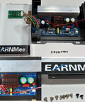 Open circuit board view of 60A MPPT Solar Charge Controller with 18-150VDC input, adjustable 12V/24V/48V output, and components.