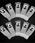 Lawsen Spring Clips Recessed Lighting 60pcs Downlight Spring Clips shown in a circular arrangement showcasing metal design and finish.
