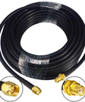 SMA Extension Cable 32.8ft 10m SMA Male To SMA Female RG58 50 Ohm Low Loss Coax Cable with connectors