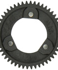 Beefy 54 Tooth 32P Spur Gear for RC Cars and Center Differentials nylon construction up-close view