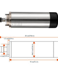 CNC Spindle Motor Kit One Point Five Kilowatt 220V Air Cooled Spindle With VFD Inverter 400Hz 24000RPM ER11 Collet Set