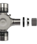 Exploded view of Beefed Up Heavy Duty U Joint Kit SPL70WJ ISR Series Inside Snap Ring Non Greaseable Axle Joint With Snap Rings