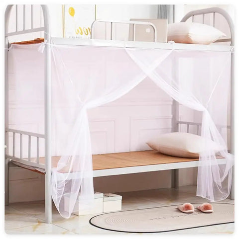 One Side Opening Bed Canopy Netting For Full Size Beds Outdoor Camping Home Dorm Mosquito Screen 380 Mesh Polyester 75x64x71 Inches Keeps Bugs Out Perfect For Bedroom Patio Garden Travel