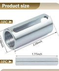 Shaft Sleeve Adapter And Pulley Kit For Three Quarters To One Inch Shafts Built Tough In Stainless Steel, dimensions shown