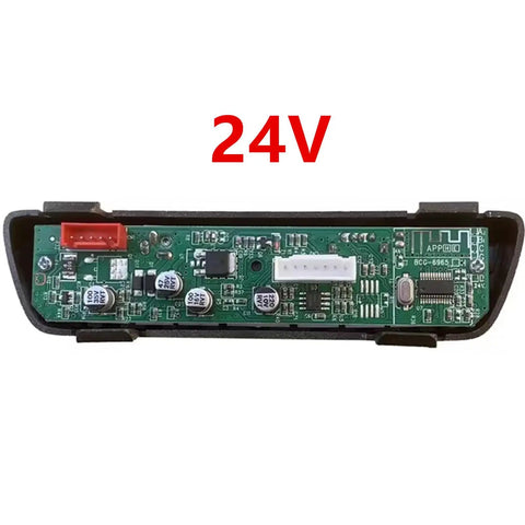 24V Kid Friendly Ride On Car Center Console Power Supply Switch With Bluetooth Music Display Panel And Speed Control Multi Function Replacement Part For Electric Toy Vehicle circuit board