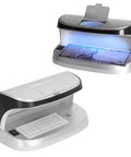 High Speed Money Counter With UV MG WM MGF Detection And Built In Magnifier Scale Banknote Verifier for US Dollars and Euros.
