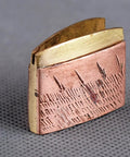 Premium Brass Habaki Collar Clip For Katana Swords, close-up of detailed edge, ideal for securing the tsuba in place, durable brass build