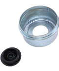 Beefed Up Heavy Duty Trailer Wheel Bearing Dust Cap Protector 2.72 Inch Metal Rubber Seal for Boat RV Utility Trailers