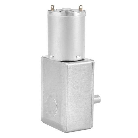 Beefy High Torque 12V DC Worm Gear Motor With 10 RPM Output D Shaped Shaft All Metal Gears A Real Workhorse For Heavy Duty DIY Projects And Industrial Use Low Noise Rugged Performance Dual Pack