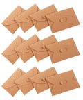 60 Pack Kraft Holiday Greeting Cards With V Flap Envelopes displayed in a fan layout, perfect for Thanksgiving and Christmas notes