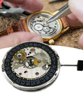 High Precision Automatic Mechanical Watch Movement 2824 2 Replacement Part With Black Calendar At 3 O Clock Durable Metal Build