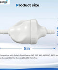 Polaris G52 Backup Valve Kit For 280 180 380 480 Pool Cleaners Durable Case shown with dimensions 8in x 3.7in