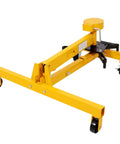 Heavy Duty 1000 Pound Engine Stand With Slick Rolling Wheels 360 Degree Rotation built tough for safe engine repairs in a garage.