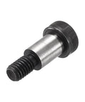 Built Tough Alloy Steel Hex Socket Shoulder Bolts Set, Three Quarters Inch Shoulder Length By One Half Inch Shoulder Diameter, Three Eighths Inch UNC Thread, High Torque Head For Tight Fits, Wear Resistant And Corrosion Resistant, Four Pack, close-up view