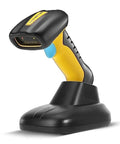 Upgraded 2D And 1D Bluetooth Barcode Scanner With Charging Dock Wireless 2.4G And BLE 2600mAh Battery Drop Proof
