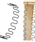 20 Inch Sofa Replacement Springs With 8 Heavy Duty S Clips And A Durable Back Bend Design For Quick Furniture Repair, shown attached.